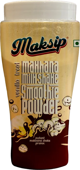 Makhana milk shake powder jar